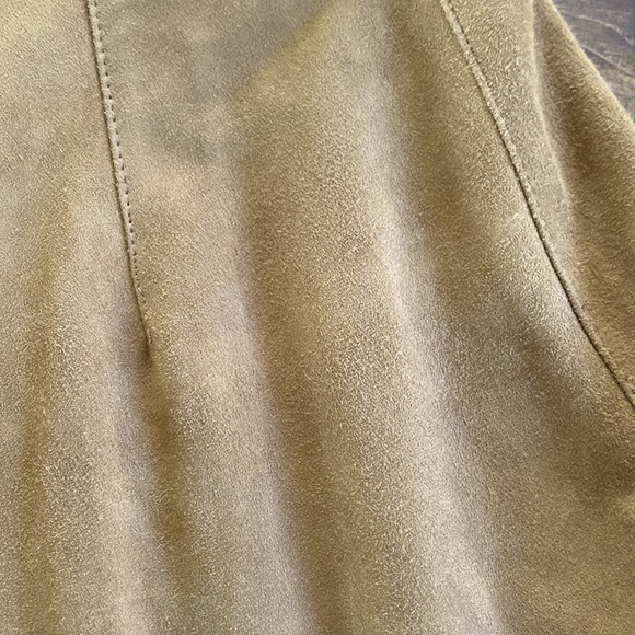 Vintage 1970s José Luis Suede Fringe Skirt - Picture 6 of 13